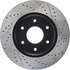 Centric 127.42084R Disc Brake Rotor Slotted Drilled Rotor