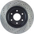 127.42085L by CENTRIC - Slotted Drilled Rotor