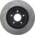 127.42096R by CENTRIC - Slotted Drilled Rotor
