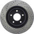 127.42096L by CENTRIC - Slotted Drilled Rotor