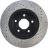 127.42097R by CENTRIC - Slotted Drilled Rotor