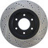 127.42099R by CENTRIC - Slotted Drilled Rotor
