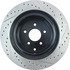 127.42105R by CENTRIC - Slotted Drilled Rotor