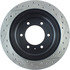 127.43015R by CENTRIC - Slotted Drilled Rotor