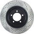 127.65091R by CENTRIC - Slotted Drilled Rotor