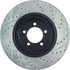 Centric 127.65093CR Disc Brake Rotor Sportstop Cryo Drilled & Slotted Rotor, Right