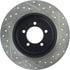 Centric 127.65094CR Disc Brake Rotor Sportstop Cryo Drilled & Slotted Rotor, Right