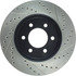 127.65097R by CENTRIC - Slotted Drilled Rotor