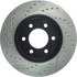 127.65097L by CENTRIC - Slotted Drilled Rotor