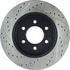 Centric 127.65100CL Disc Brake Rotor Sportstop Cryo Drilled & Slotted Rotor, Left