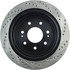 127.65103R by CENTRIC - Slotted Drilled Rotor