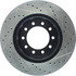 127.65111R by CENTRIC - Slotted Drilled Rotor