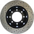 Centric 127.65113CL Disc Brake Rotor Sportstop Cryo Drilled & Slotted Rotor, Left