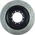 127.65115R by CENTRIC - Slotted Drilled Rotor