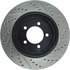 127.65118R by CENTRIC - Slotted Drilled Rotor