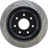 127.65133R by CENTRIC - Slotted Drilled Rotor