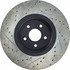 Centric 127.65146L Disc Brake Rotor Sport Drilled & Slotted Rotor, Left