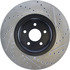 127.65146R by CENTRIC - Sport Drilled & Slotted Rotor, Right