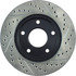 127.66006R by CENTRIC - Slotted Drilled Rotor