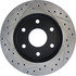 127.66009L by CENTRIC - Slotted Drilled Rotor