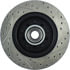 Centric 127.66016CR Disc Brake Rotor and Hub Assembly Sportstop Cryo Drilled & Slotted Rotor, Right