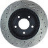 127.66022L by CENTRIC - Slotted Drilled Rotor