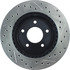127.66022R by CENTRIC - Slotted Drilled Rotor