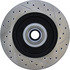 127.66025R by CENTRIC - Slotted Drilled Rotor