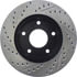 127.66038CL by CENTRIC - Sportstop Cryo Drilled & Slotted Rotor, Left