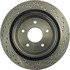 127.66039R by CENTRIC - Slotted Drilled Rotor