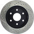 127.66040L by CENTRIC - Slotted Drilled Rotor