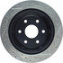 127.66041R by CENTRIC - Slotted Drilled Rotor