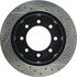127.66044R by CENTRIC - Slotted Drilled Rotor