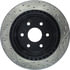 Centric 127.66045CR Disc Brake Rotor Sportstop Cryo Drilled & Slotted Rotor, Right