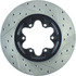 127.66056R by CENTRIC - Slotted Drilled Rotor