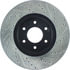 Centric 127.66064CR Disc Brake Rotor Sportstop Cryo Drilled & Slotted Rotor, Right