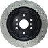 127.66065L by CENTRIC - Slotted Drilled Rotor