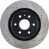 Centric 127.66069CR Disc Brake Rotor Sportstop Cryo Drilled & Slotted Rotor, Right