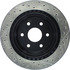 127.66045R by CENTRIC - Slotted Drilled Rotor