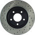 127.66046L by CENTRIC - Slotted Drilled Rotor