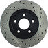 127.66046R by CENTRIC - Slotted Drilled Rotor