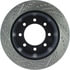 Centric 127.66050CL Disc Brake Rotor Sportstop Cryo Drilled & Slotted Rotor, Left