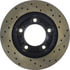 Centric 127.67005CR Disc Brake Rotor Sportstop Cryo Drilled & Slotted Rotor, Right