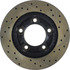 127.67005R by CENTRIC - Slotted Drilled Rotor