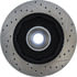 Centric 127.67030CR Disc Brake Rotor and Hub Assembly Sportstop Cryo Drilled & Slotted Rotor, Right