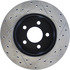 127.67038R by CENTRIC - Slotted Drilled Rotor