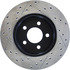 127.67038L by CENTRIC - Slotted Drilled Rotor