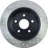 127.67043CR by CENTRIC - Sportstop Cryo Drilled & Slotted Rotor, Right