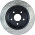 Centric 127.67043L Disc Brake Rotor Slotted Drilled Rotor