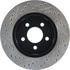 Centric 127.67045CL Disc Brake Rotor Sportstop Cryo Drilled & Slotted Rotor, Left